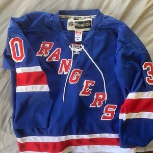 Reebok Rangers Lundqvist Hockey Jersey